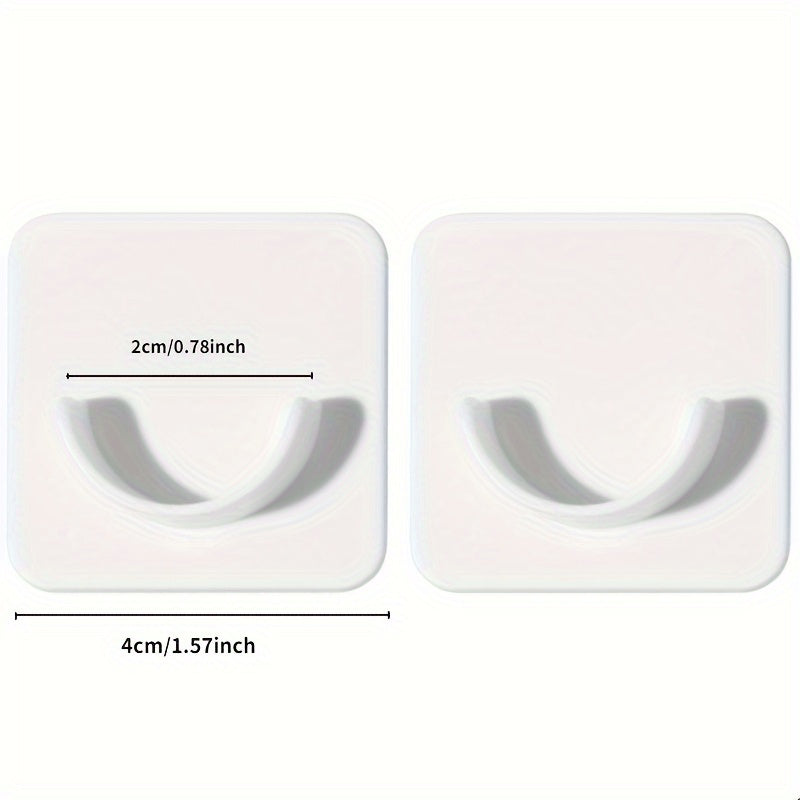 Punch-free Wall Hook, Door Decoration Key Rack, Punch-free Wall Hook, Adhesive Strong Load-bearing Door Rear Hook, Wall Mounted Decorative Hook, Multifunctional Utility Hooks, Suitable For Bathroom Living Room Household Use