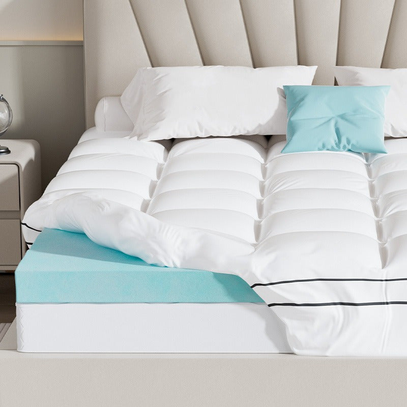 Breathable Memory Foam Mattress - Curve-Fitting, Light Beige-Friendly Design with Removable Cover, No Power Needed, Durable Polyester for Home & Office Use, Comfortable Sleeping, Modern Bedroom Decor, Highquality Material