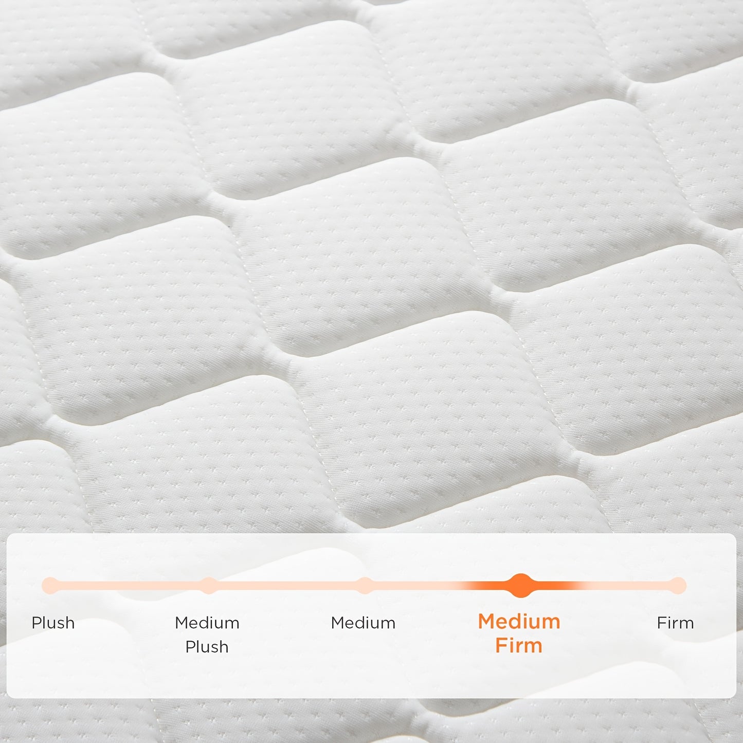 6 Inch Hybrid Mattress In A Box, with Memory Foam And Spring, Medium Firm, Motion Isolation