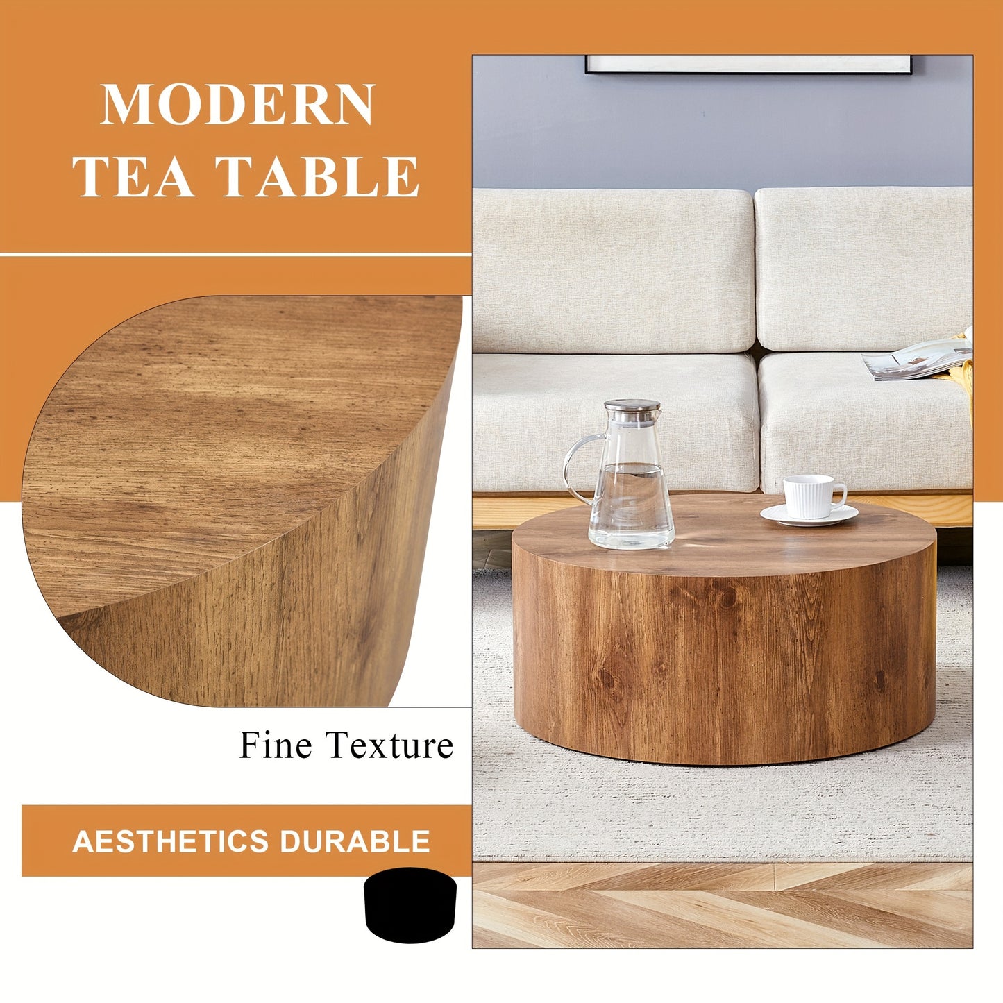 Round Coffee Table 27.5\