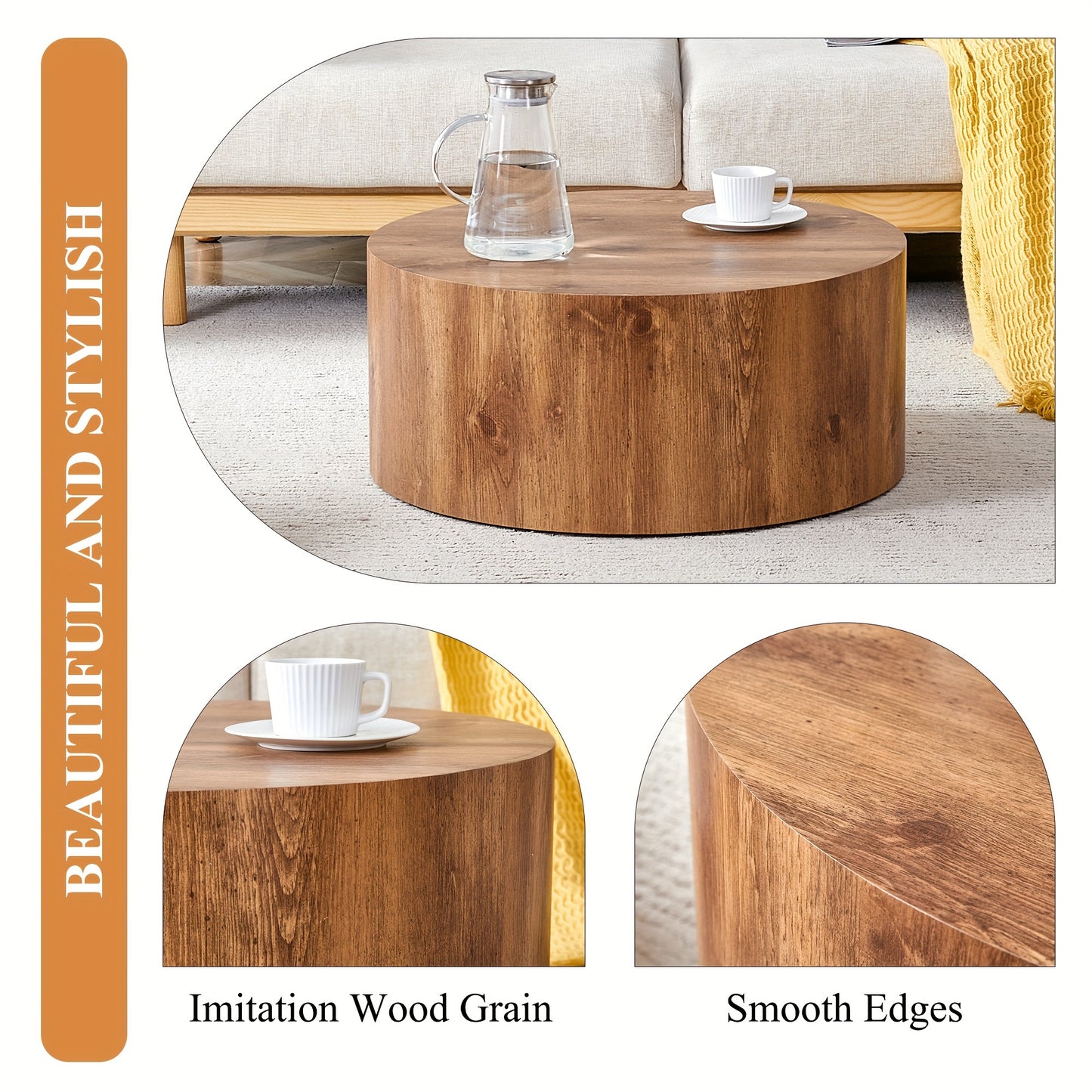 Round Coffee Table 27.5\