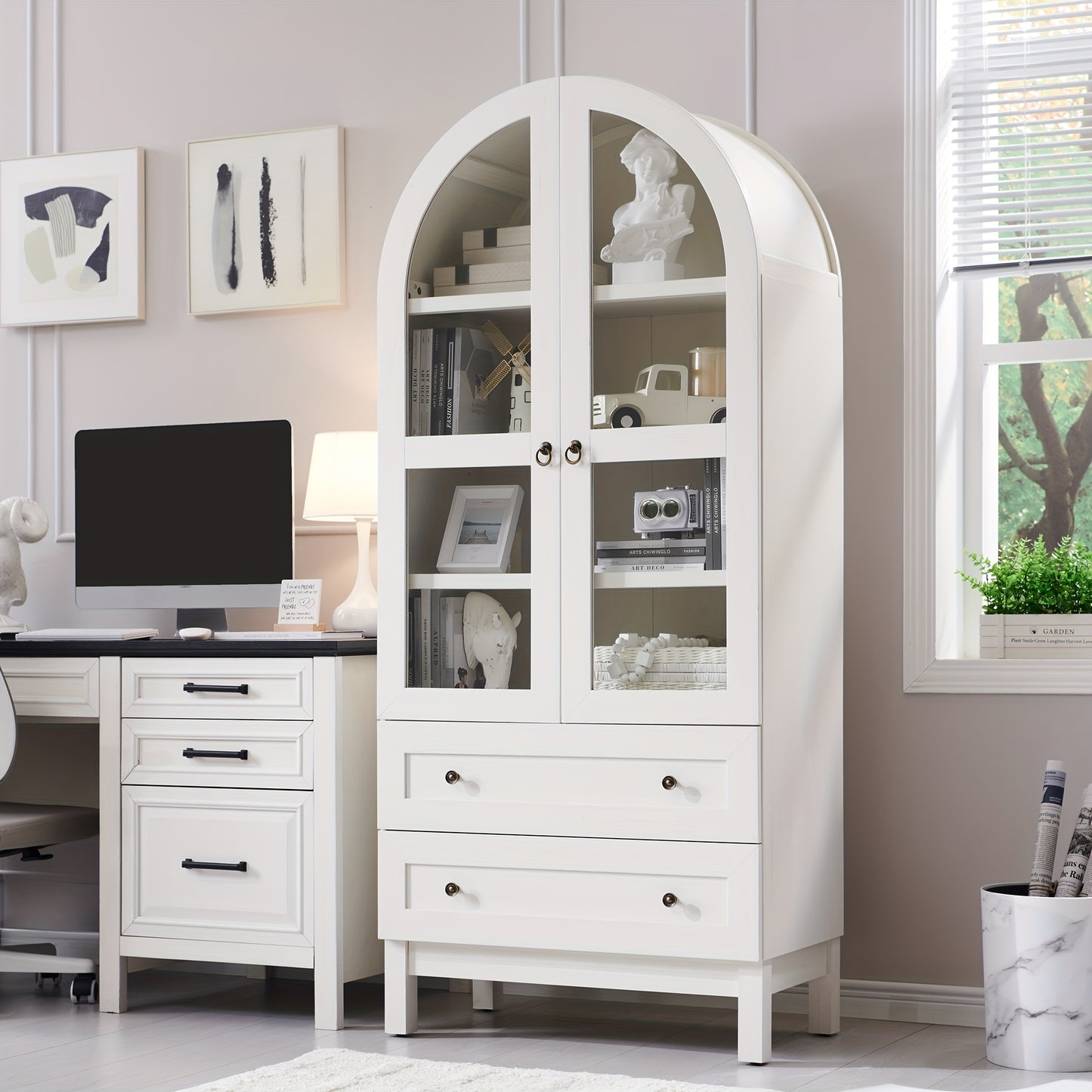 Modern Farmhouse Bookshelf 71\