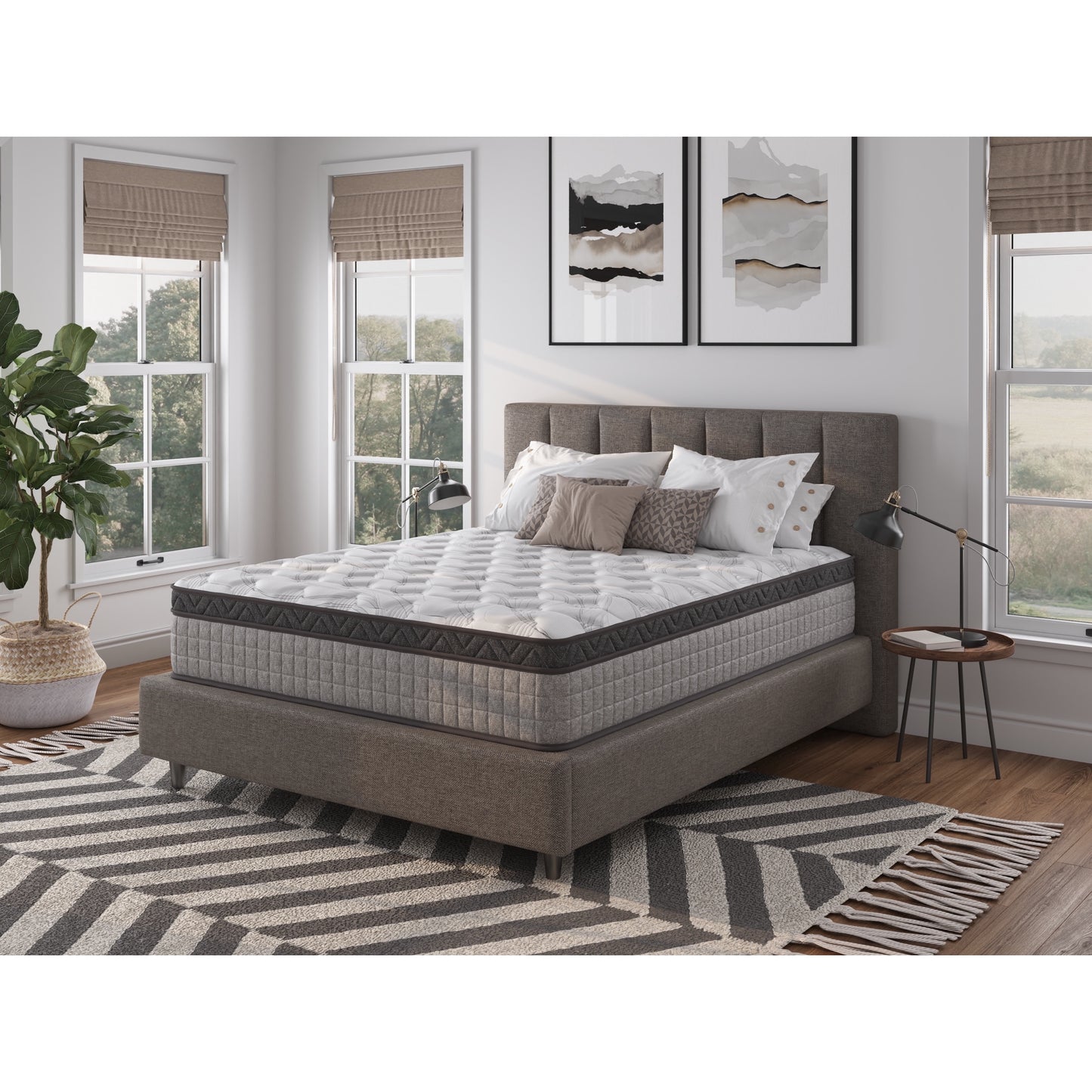 12 inch High Quality Innerspring Hybrid and Cooling Gel Memory Foam Mattress and Motion Isolation